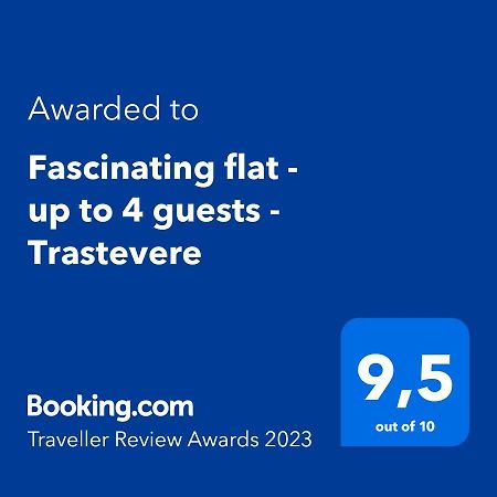 Fascinating Flat - Up To 4 Guests - Trastevere Rome Luaran gambar