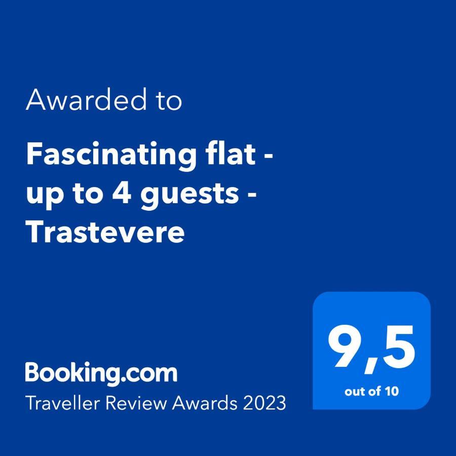 Fascinating Flat - Up To 4 Guests - Trastevere Rome Luaran gambar